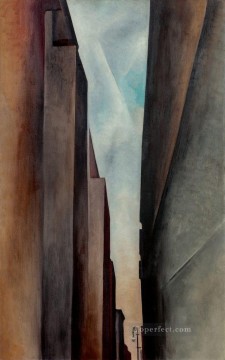 ストリート ジョージア・オキーフ アメリカのモダニズム 精密主義 Oil Paintings